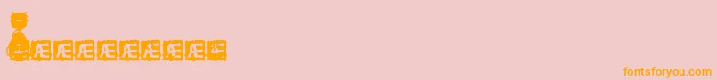More about HeadDingMakerBrk Font HeadDingMakerBrk Font – Orange Fonts on Pink Background