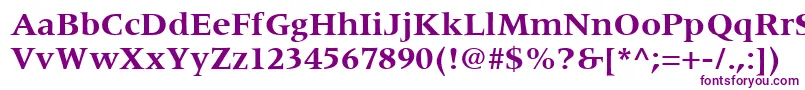 CoherentSsiBold Font – Purple Fonts on White Background