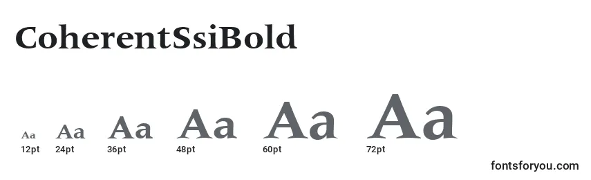 CoherentSsiBold Font Sizes