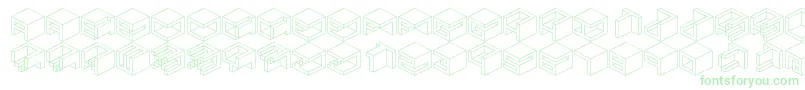 Qbicle1 Font – Green Fonts