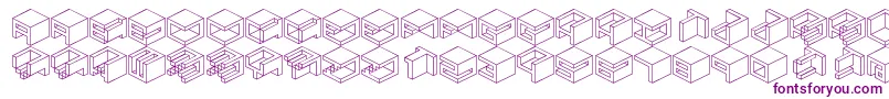 Qbicle1 Font – Purple Fonts