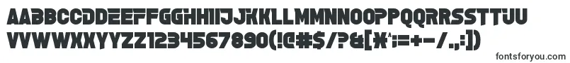 GrelseyKammar-fontti – pystysuuntaiset fontit