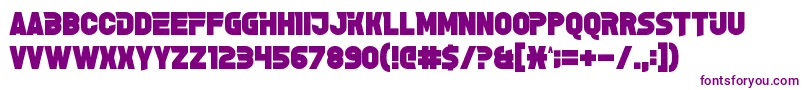GrelseyKammar Font – Purple Fonts on White Background