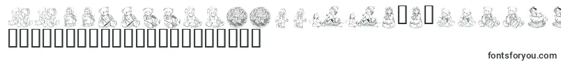 Fonte KrAdorableTeddies – fontes frísias