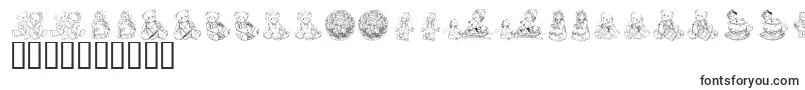 Fonte KrAdorableTeddies – fontes sudanesas