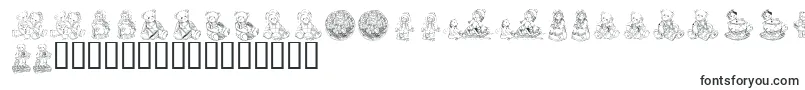 Fonte KrAdorableTeddies – fontes filipinas