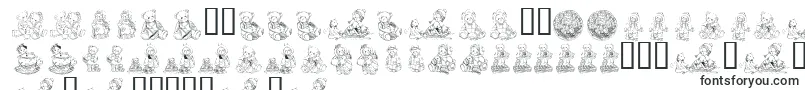 Fonte KrAdorableTeddies – fontes Nyanja