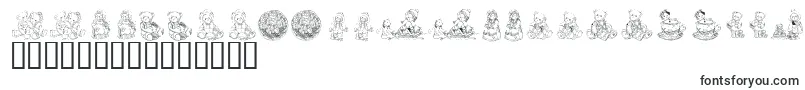 Fonte KrAdorableTeddies – fontes estonianas