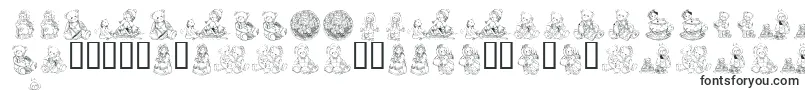 Czcionka KrAdorableTeddies – kreolskie czcionki