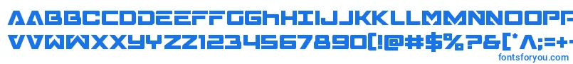 Шрифт Transamerica – синие шрифты