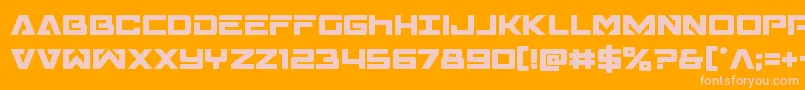 Шрифт Transamerica – розовые шрифты на оранжевом фоне
