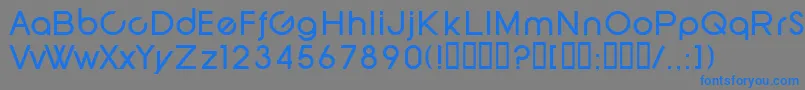 SfNewRepublic Font – Blue Fonts on Gray Background