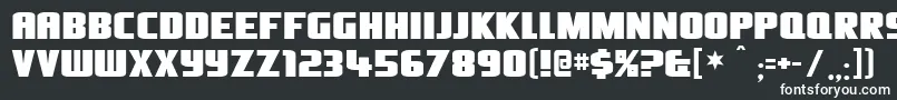 フォントOlivers – 白い文字