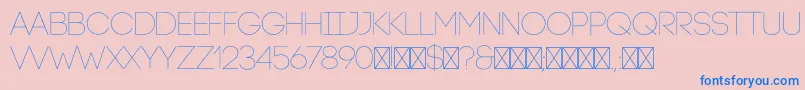 CodeLight Font – Blue Fonts on Pink Background