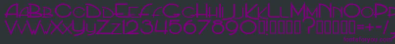 PpHip20s Font – Purple Fonts on Black Background