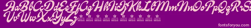 fuente CandyShopBlackPersonalUse – Fuentes Rosadas Sobre Fondo Morado
