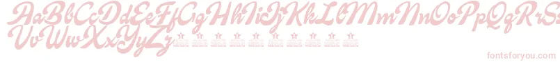 CandyShopBlackPersonalUse Font – Pink Fonts on White Background