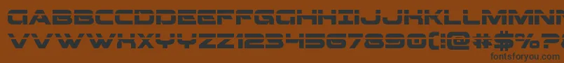 Beamweaponlaser Font – Black Fonts on Brown Background