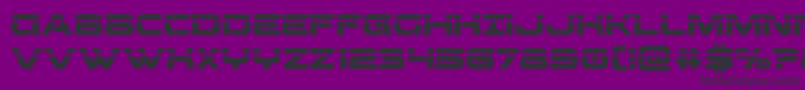 Beamweaponlaser Font – Black Fonts on Purple Background