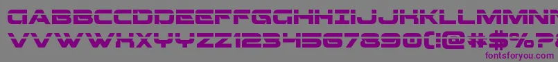Шрифт Beamweaponlaser – фиолетовые шрифты на сером фоне
