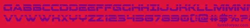 Beamweaponlaser Font – Purple Fonts on Red Background