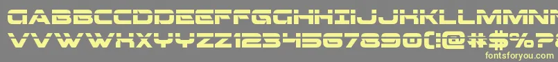 Beamweaponlaser Font – Yellow Fonts on Gray Background