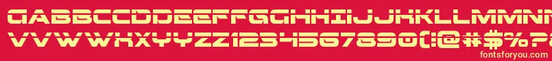 fuente Beamweaponlaser – Fuentes Amarillas Sobre Fondo Rojo