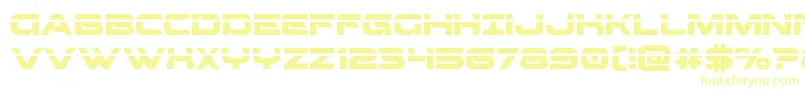 Шрифт Beamweaponlaser – жёлтые шрифты
