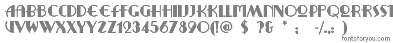 Шрифт Ritzyremix – серые шрифты