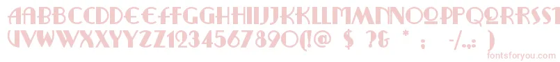 Ritzyremix Font – Pink Fonts on White Background
