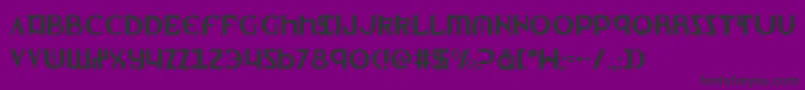 Lionv2 Font – Black Fonts on Purple Background