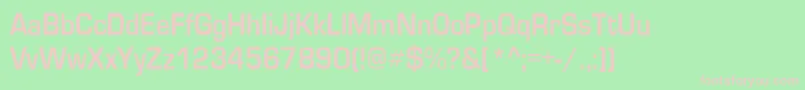 GardenwaycndBo Font – Pink Fonts on Green Background