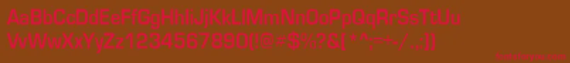 GardenwaycndBo Font – Red Fonts on Brown Background