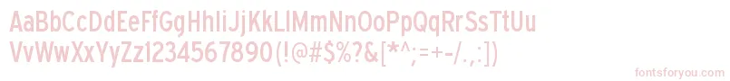 ExpresswaycdRegular Font – Pink Fonts on White Background