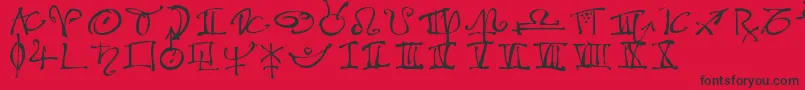 Más sobre la fuente AstroloLt fuente AstroloLt – Fuentes Negras Sobre Fondo Rojo