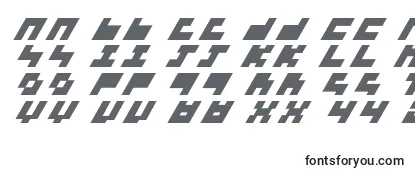 Обзор шрифта 3x3Italic