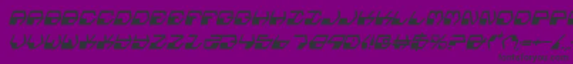 Deranianci Font – Black Fonts on Purple Background