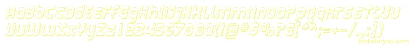 PlasmaticaShadedItalic Font – Yellow Fonts