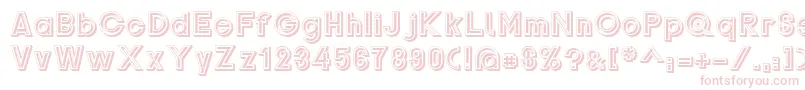 Gondrini Font – Pink Fonts on White Background