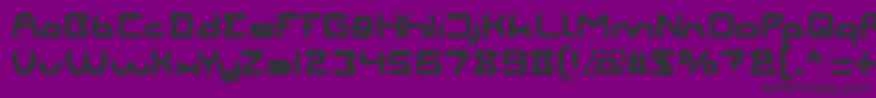 MotherFather-fontti – mustat fontit violetilla taustalla