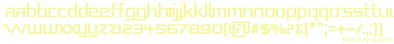 Шрифт RepublikaIii – жёлтые шрифты