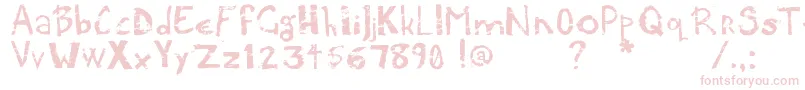 Potatpress Font – Pink Fonts on White Background