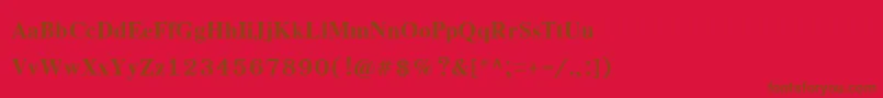 フォントEucrosiaupcРџРѕР»СѓР¶РёСЂРЅС‹Р№ – 赤い背景に茶色の文字