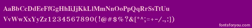 EucrosiaupcРџРѕР»СѓР¶РёСЂРЅС‹Р№ Font – Pink Fonts on Purple Background