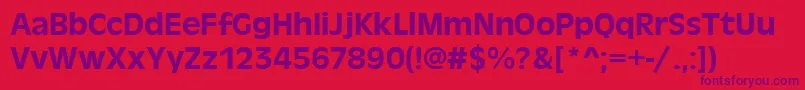 Antiqueolitmed Font – Purple Fonts on Red Background