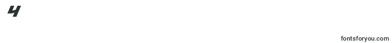 Officerv2i-Schriftart – Schriften für die Ziffer 4
