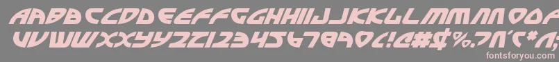fuente Officerv2i – Fuentes Rosadas Sobre Fondo Gris