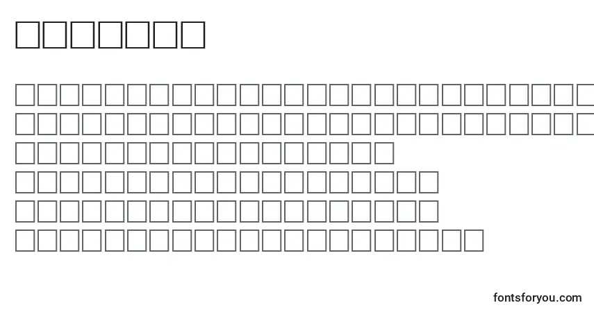 Alawi35フォント–アルファベット、数字、特殊文字