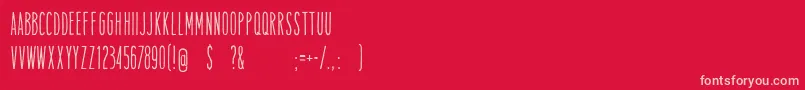 fuente TamalesregFreeForPersonalUse – Fuentes Rosadas Sobre Fondo Rojo
