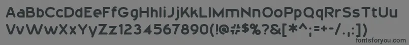 20thCenturyFont Font – Black Fonts on Gray Background